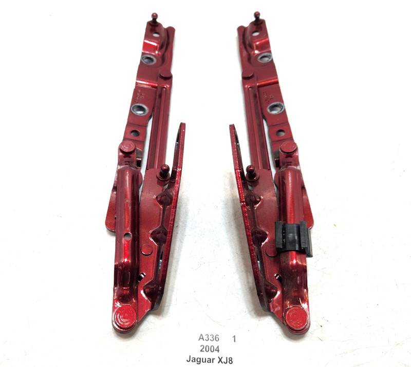 ✅ 04-09 OEM Jaguar XJ8 XJR Rear Right Left Driver Passenger Trunk Hinge Red SET