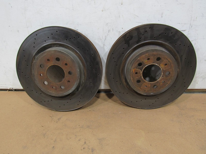02-06 Maserati Coupe GT 2004 Front Right Left Brake Rotor Disc Set 2 PCS ;