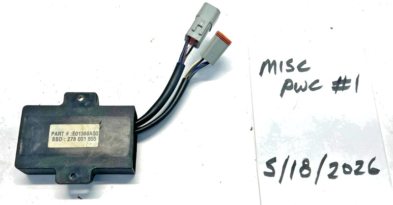 SEADOO GTX 4 TEC 155 EMULATOR RECOGNITION MODULE 278001855 E01360A00