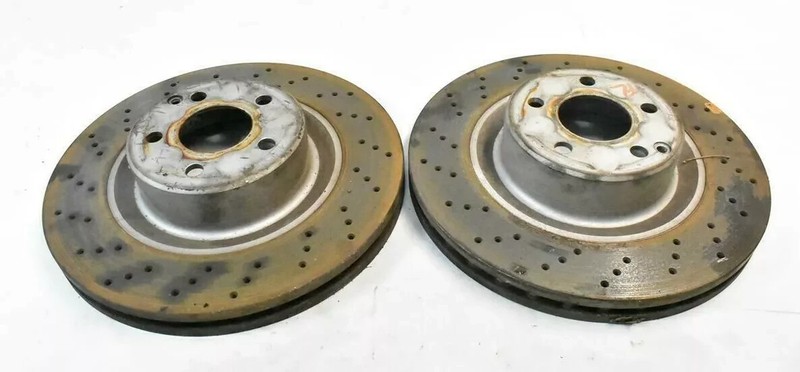 04-09 Cadillac XLR Front Left & Right Brake Rotor Disc Set of 2 OEM
