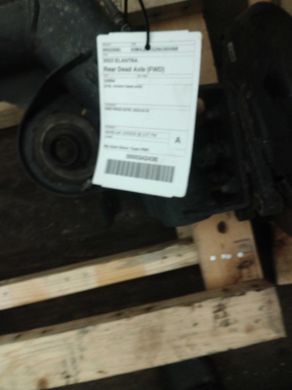 Used Loaded Beam Axle fits: 2022 Hyundai Elantra 2.0L torsion beam axle Grade A