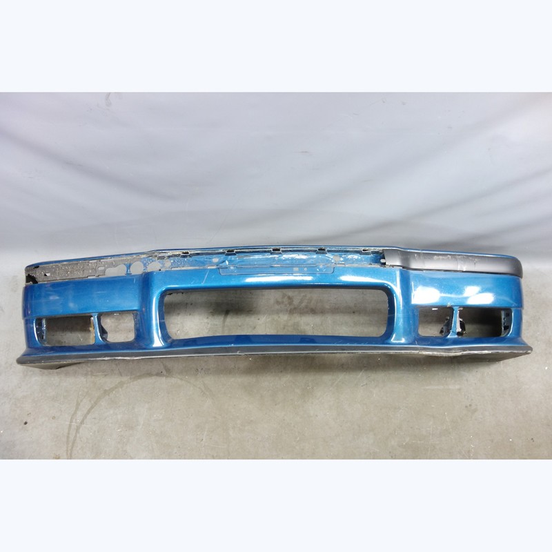 Damaged 1995-1999 BMW E36 3-Series ///M Tech M3 Front Bumper Cover Blue OEM