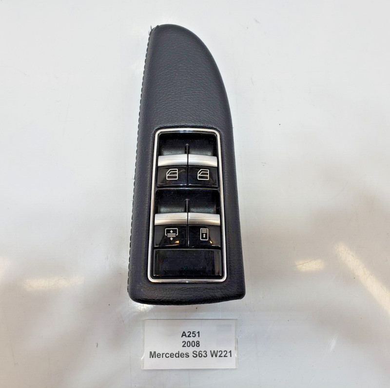 ✅07-13 OEM Mercedes W221 S63 Rear Right Passenger Window & Mirror Control Switch