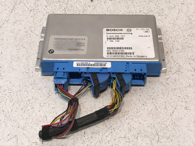 2001 BMW E38 E39 E53 740iL EGS TRANSMISISON COMPUTER MODULE 7506450