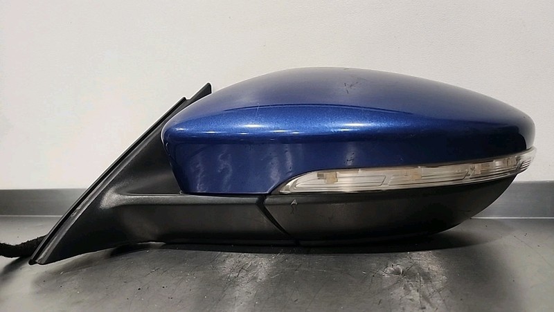 2016 Thru 2021 VW PASSAT LEFT DRIVER SIDE DOOR MIRROR BLIND SPOT Blue OE LH