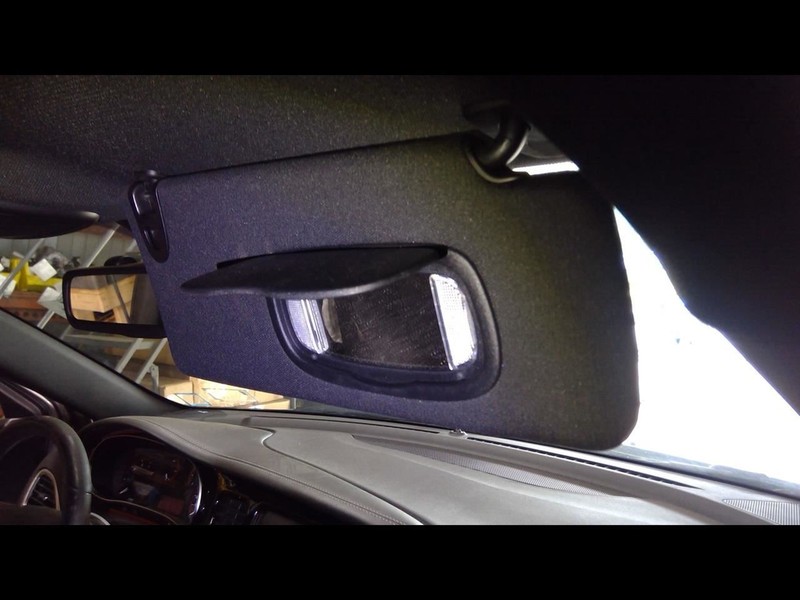 Passenger Right Sun Visor With Illumination Fits 15-16 DART 1618190