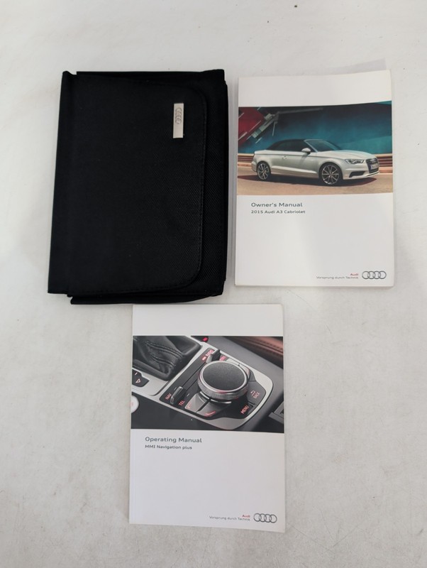 2015 Audi A3 Cabriolet Owners Manual 1.8T 2.0 T TDI Premium Prestige Plus