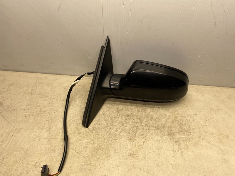 2009-2012 AUDI A4 LEFT DRIVER SIDE DOOR MIRROR POWER 6 WIRE BLACK OEM