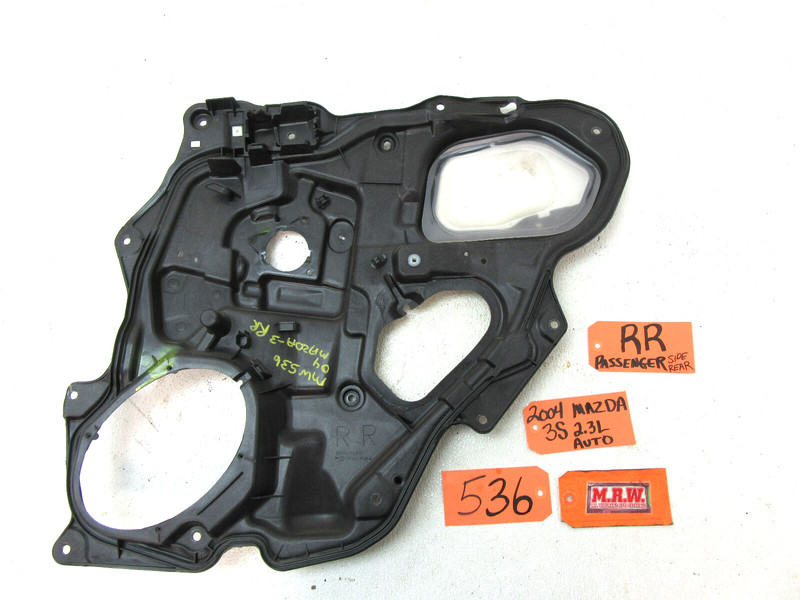 DOOR PANEL WINDOW REGULATOR MOTOR SPEAKER INNER MOUNT RR for 04-09 MAZDA 3 SEDAN