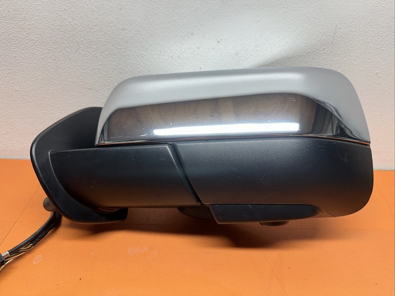 10-13 RANGE ROVER LR4 LEFT MIRROR DRIVER POWER FOLDING HEATED CAMERA CHROME OEM