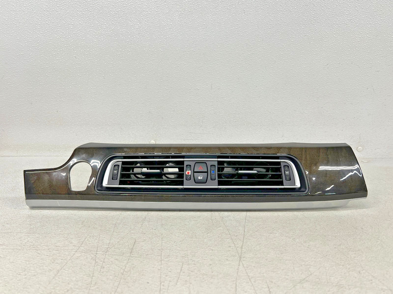 ⭐2013-2015 BMW 7-SERIES FRONT DASH CENTER AIR VENT W/WOOD COVER TRIM OEM LOT2715