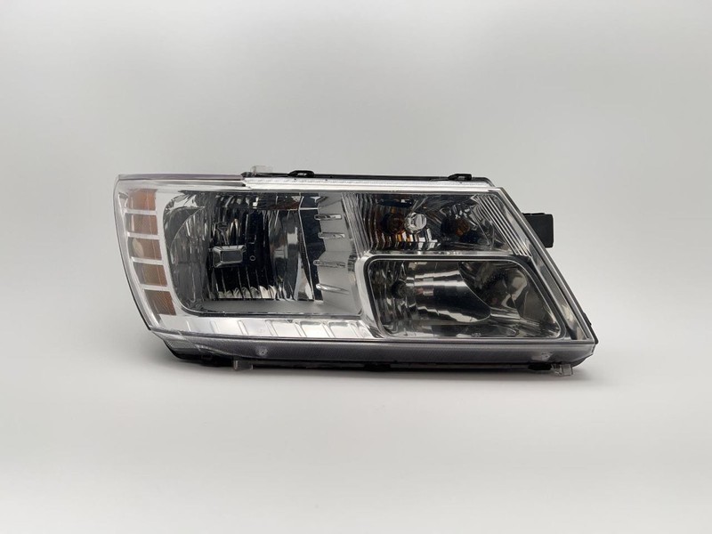 Passenger Headlight Quad Halogen Chrome Bezel Fits 09-19 DODGE JOURNEY 31383
