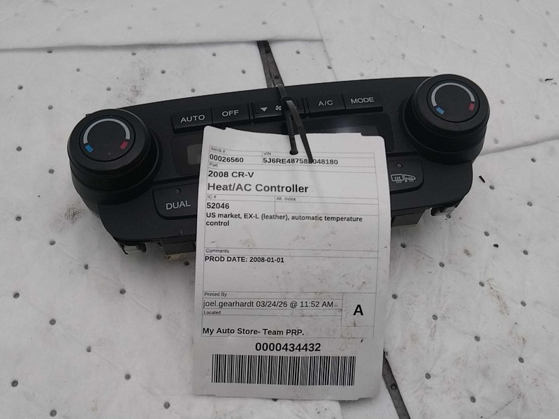 2008 Honda CR-V A/C Selector Switch OEM 79600SWAA41 6 Month Warranty
