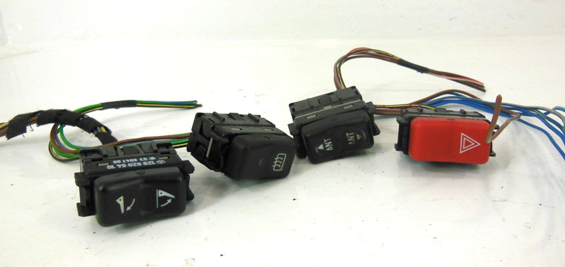 1990 90 Mercedes-Benz 500SL Center Console Electrical Switches OEM