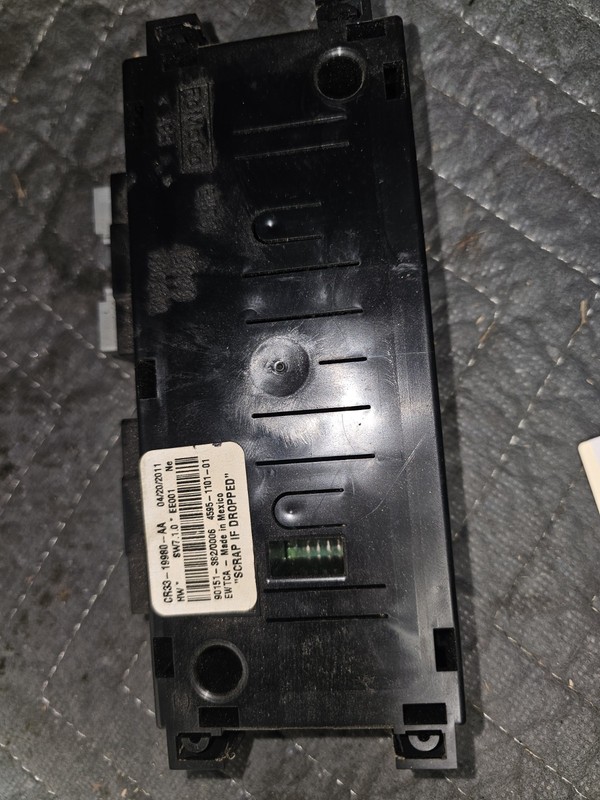 2012 FORD MUSTANG BOSS 302 OEM TEMPERATURE CLIMATE CONTROL MODULE CR3319980AA