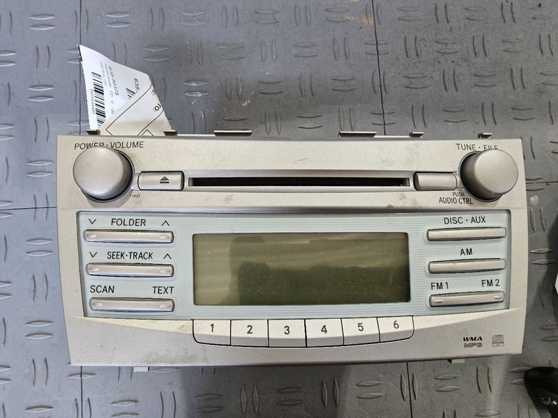 2007-2009 Toyota Camry Radio Receiver w/o Navigation w/CD
