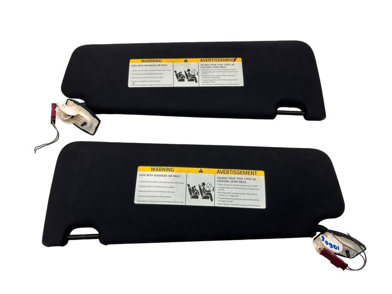 2009-2015 BMW 750i Left And Right Sun Visor With Illumination Black