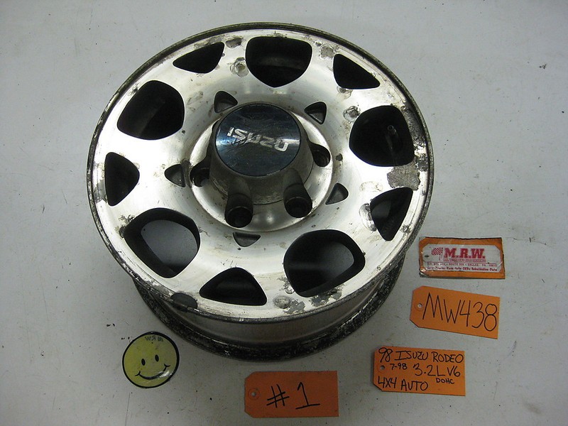 WHEEL 15 X 6.5 INCH ALUMINUM 4x4 RIM 10 SPOKE SPARE TIRE for98 99 ISUZU RODEO