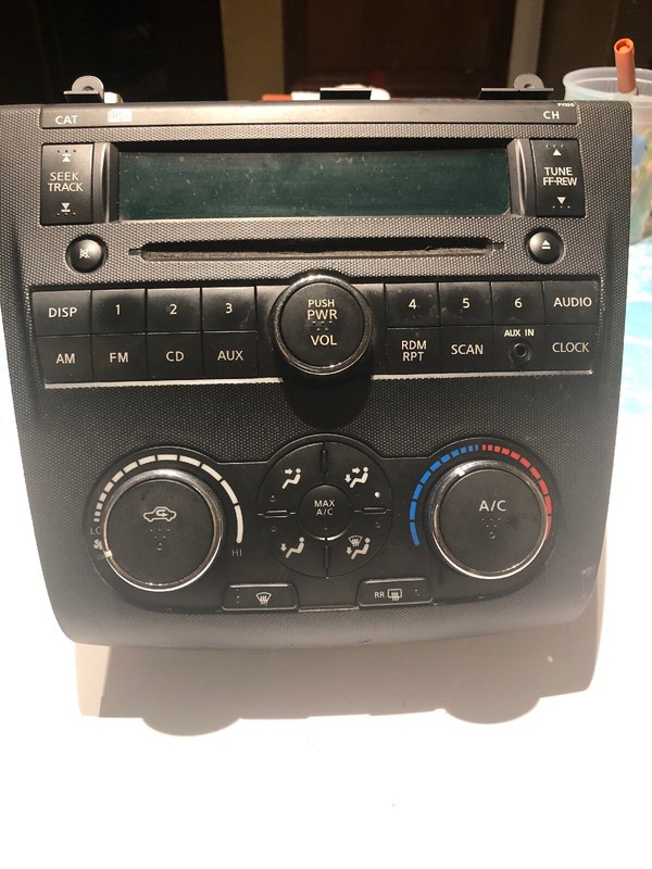 2014NISSAN ALTIMA RADIO CD MP3 PLAYER 28185 ZX01B TESTED