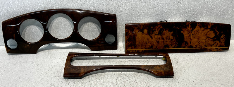 98-03 Jaguar XJ8 VDPDash / Console Wood Molding Set of 4 OEM