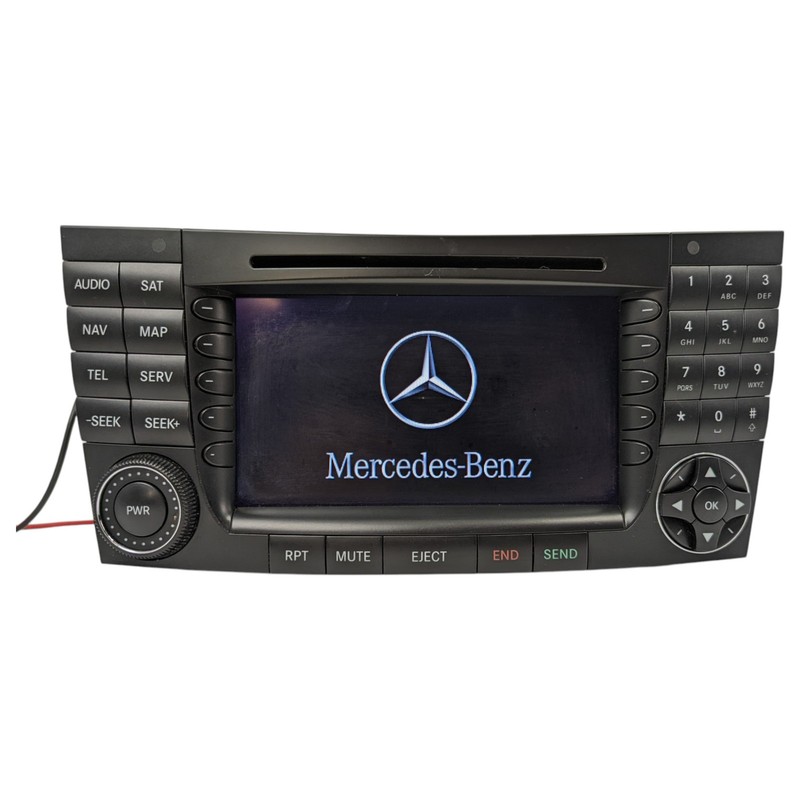 03-08 Mercedes W211 E320 E350 E500 CLS500 Command Head Navigation CD Radio OEM
