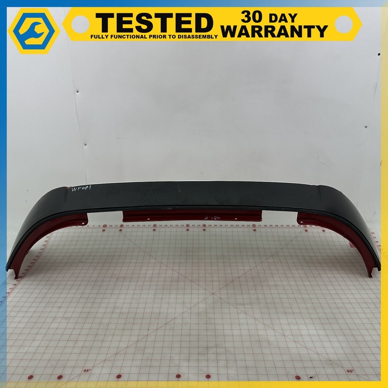 05-13 Corvette C6 Coupe HARD TOP ROOF EXTENSION COVER REAR PANEL Red 86U OEM
