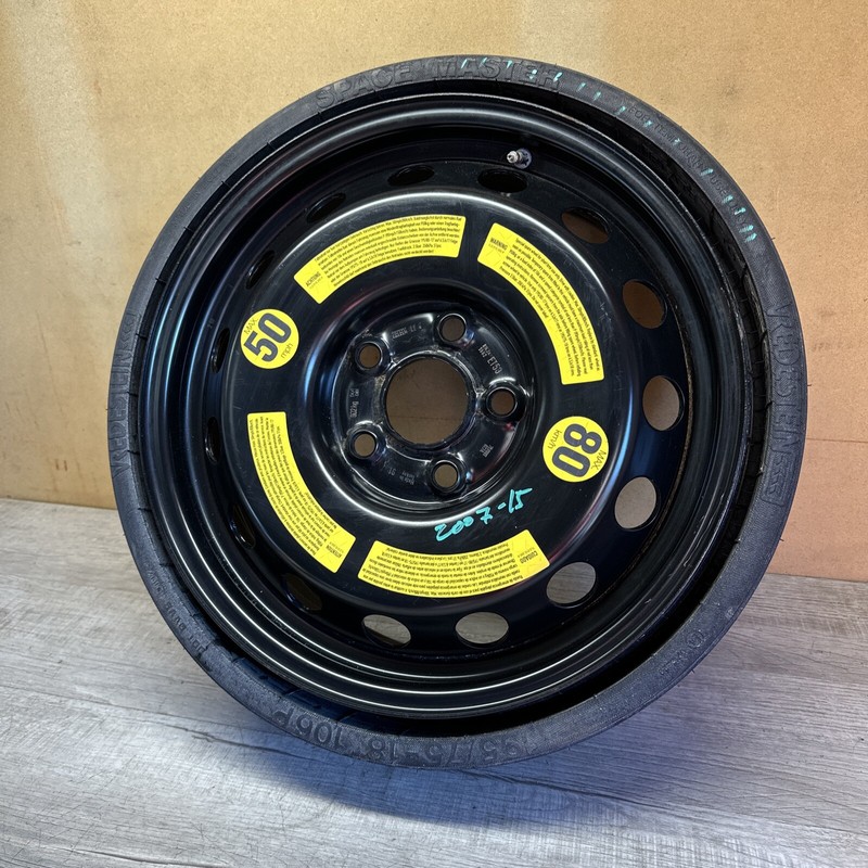 7L0010300R I 2007 - 2015 AUDI Q7 PORSCHE CAYENNE SPARE TIRE WHEEL RIM 195/75-18