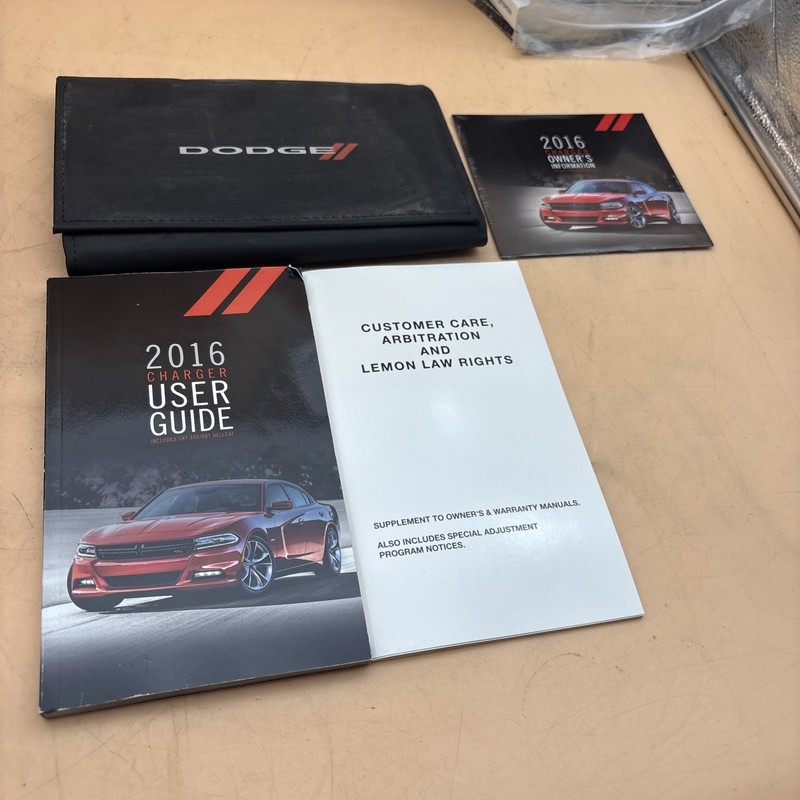 2016 Dodge Charger Owner’s Manual Charger CD With Case And Free Shipping