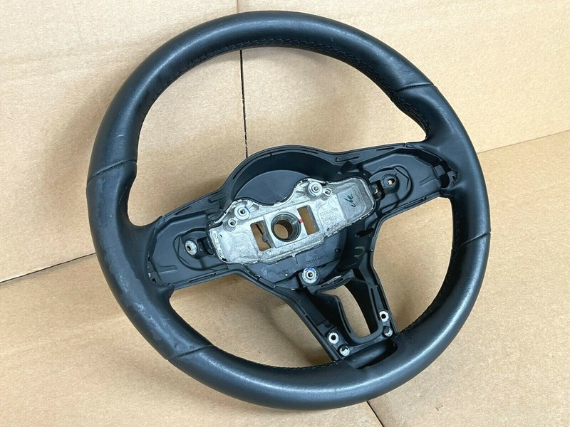 ⭐2015-2019 MERCEDES BENZ A & GLE CLASS BLACK LEATHER DRIVERS STEERING WHEEL BARE