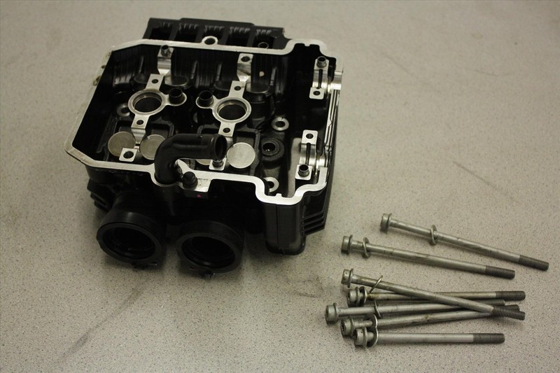 2014 KAWASAKI EX 330 NINJA ENGINE MOTOR CYLINDER HEAD ASSEMBLY EX330 14