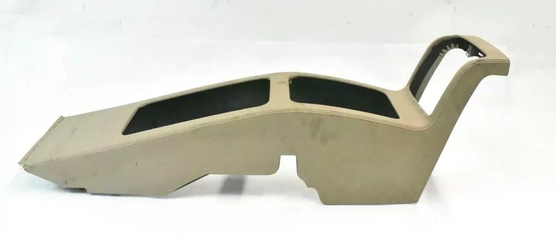 12-18 Mercedes W219 CLS550 Rear Center Console Storage Bracket Cover Beige OEM