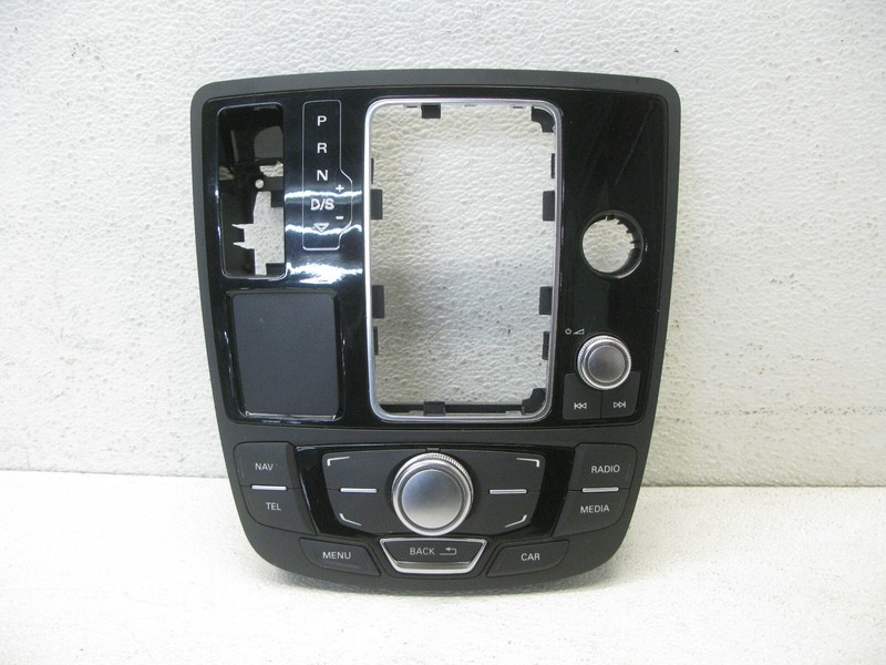 12-15 AUDI C7 A6 S6 A7 S7 RADIO MMI SHIFTER CENTER CONTROL PANEL SWITCH OEM 1208