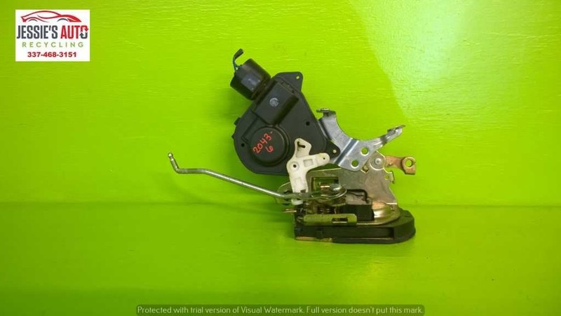 01-05 RAV4 S 2.4L AT DRIVER LEFT REAR DOOR LOCK LATCH ACTUATOR OEM 2043-6