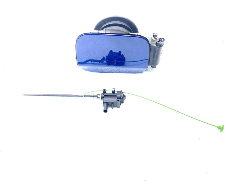 08-13 BMW M3 E92 FUEL GAS LID W/ FUEL TANK FLAP ACTUATOR BLUE OEM #A0.58