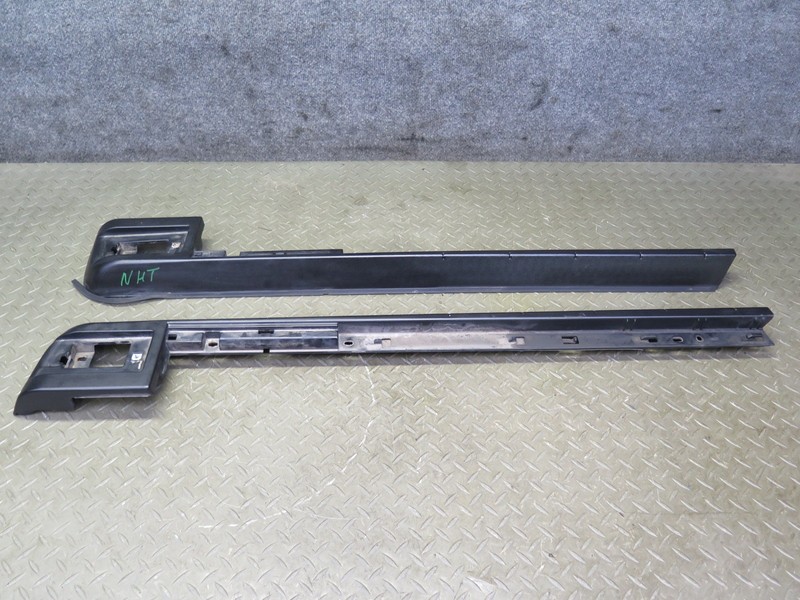 2003-2009 HUMMER H2 REAR RIGHT & LEFT SIDE ROOF RACK RAIL COVERMOLDING SET