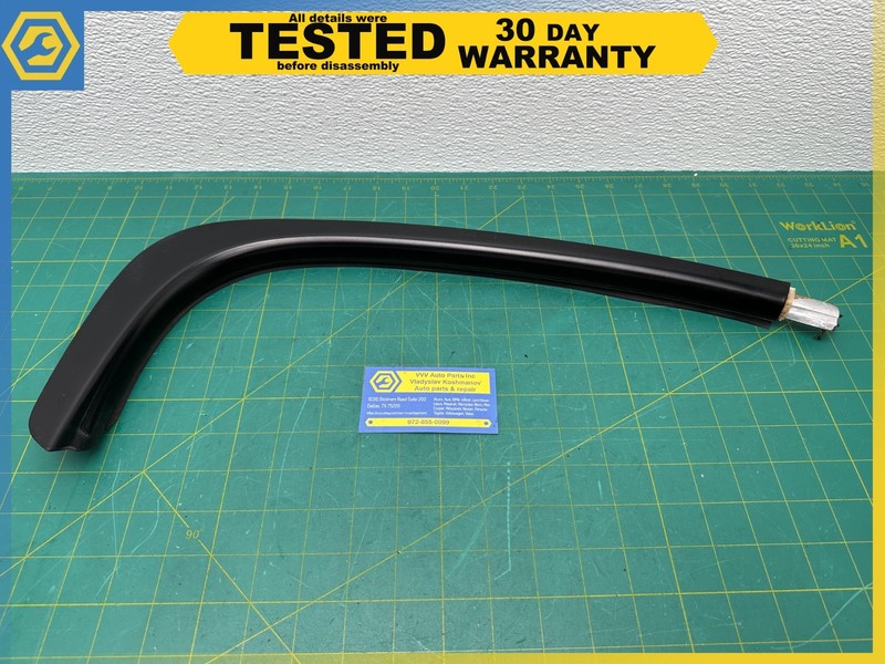 12-18 BMW F30 Sedan REAR RIGHT DOOR BEZEL QUARTER Black STRIP TRIM OEM
