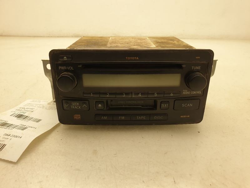 03-04 TOYOTA TUNDRA SR5 RADIO/STEREO RECEIVER UNIT ASSEMBLY