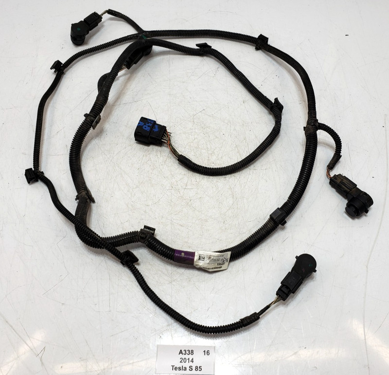 ✅ 12-20 OEM Tesla Model S Rear Parking Distance PDC Harness Sensors Green PMSG