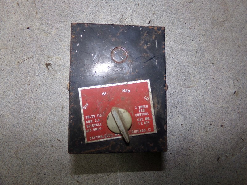 Dayton 1X474 3-Speed Fan Control*FREE SHIPPING*