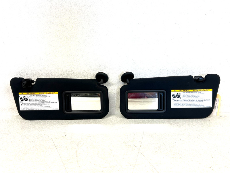 ⭐2016-2021 LEXUS RC350 FRONT LEFT & RIGHT SUN VISOR SHADE SET BLACK OEM LOT2652