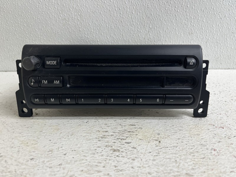2005 Mini Cooper Radio Stereo 1 DIN 6512-6949 728 Single Disc CD Player
