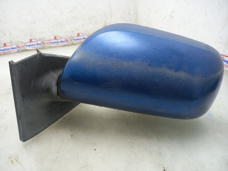06-11 TOYOTA YARIS DRIVER LEFT SIDE VIEW MIRROR BLUE-8T0