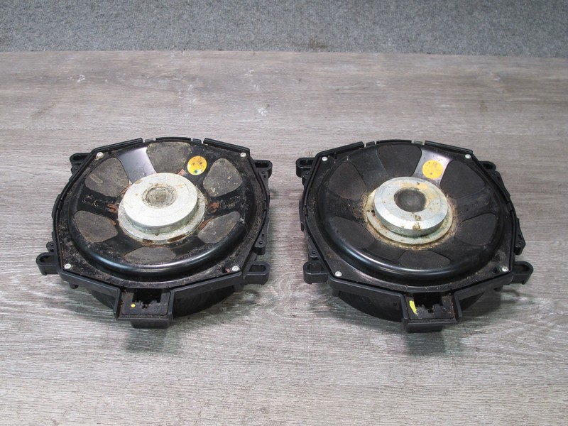 2014-2018 BMW F15 X5 FRONT LEFT & RIGHT UNDER SEAT SUBWOOFER SPEAKER SET OF 2