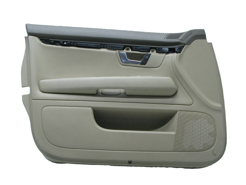 04-08 AUDI B7 A4 SEDAN FRONT LEFT DRIVER INTERIOR DOOR PANEL COVER TRIM 112822B