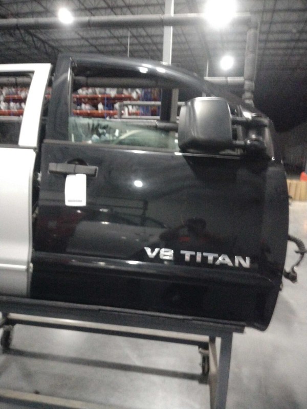 2008-2014 Nissan Titan Right Front Door Black - Used, 136k Miles, OEM Quality