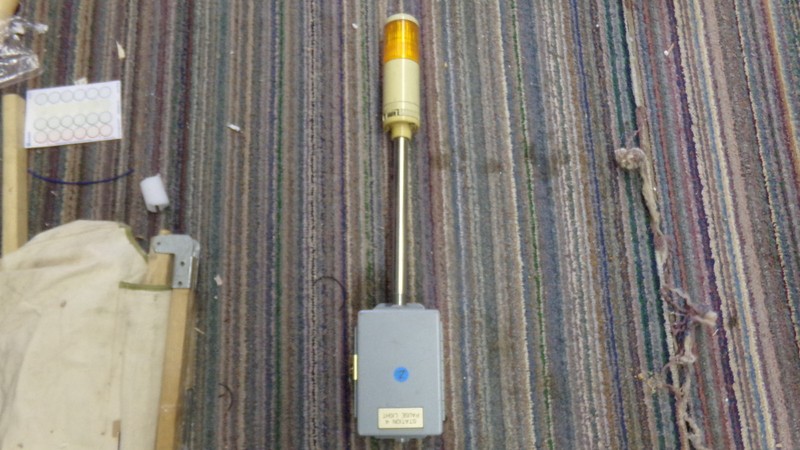 Hoffman A-6044CH Enclosure w/ Patlite SE-D Orange Light Stack *FREE SHIPPING*