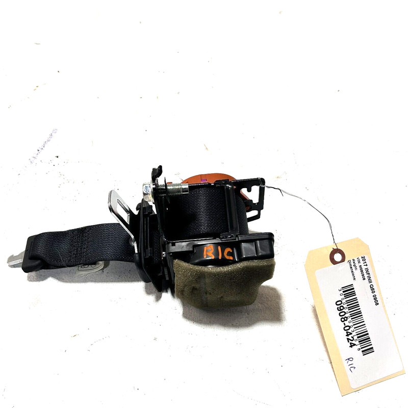 2014-2017 INFINITI Q50 REAR MIDDLE CENTER SEAT BELT SEATBELT RETRACTOR UNIT OEM