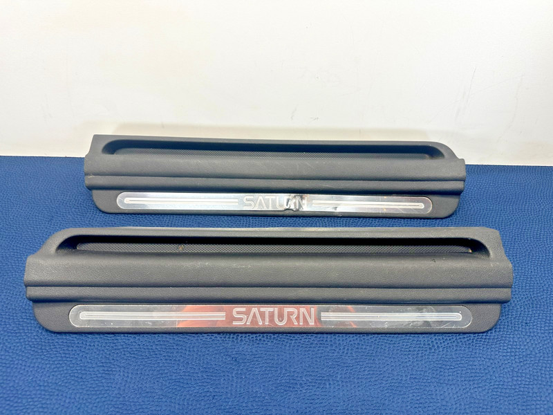 07-10 Saturn Sky Left Driver Right Passenger Door Sill Scuff Plate Trim Set OEM