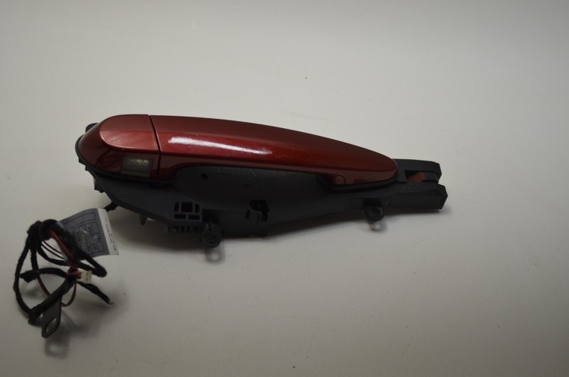 07-14 BMW E70 E71 X5 X6 REAR RIGHT PASSENGER EXTERIOR DOOR HANDLE RED OEM