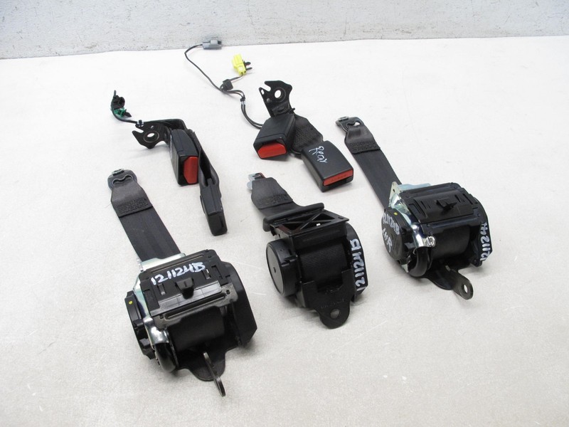 16-20 JAGUAR X260 XF SEAT BELT LAP AND SHOULDER RETRACTOR REAR SET OEM 121124B